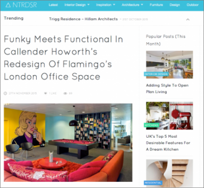 Interior Desire Press Flamingo Office Interior Design